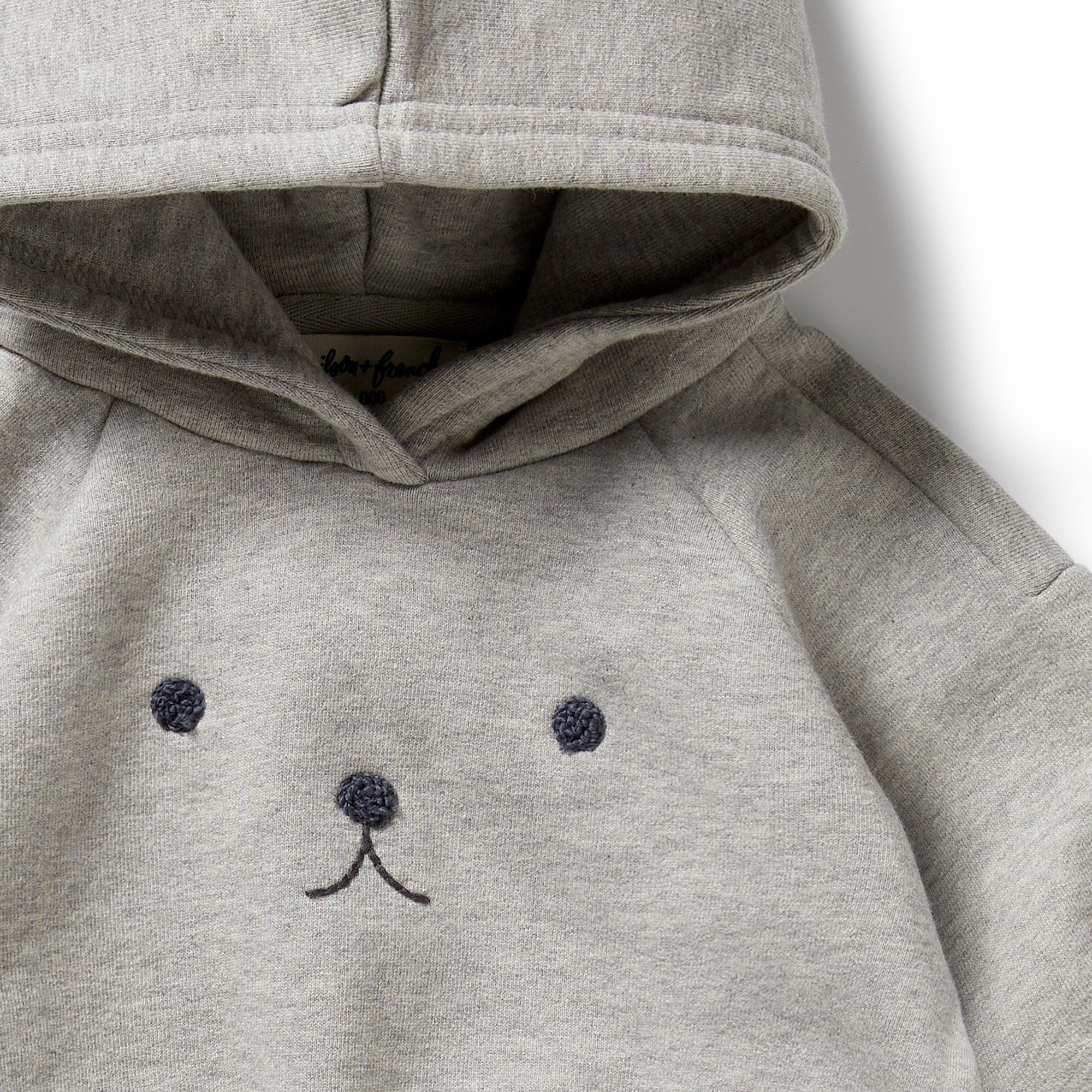 Wilson & Frenchy - Charcoal Organic Terry Hooded Sweat