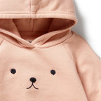 Wilson & Frenchy - Blush Pink Organic Terry Hooded Sweat
