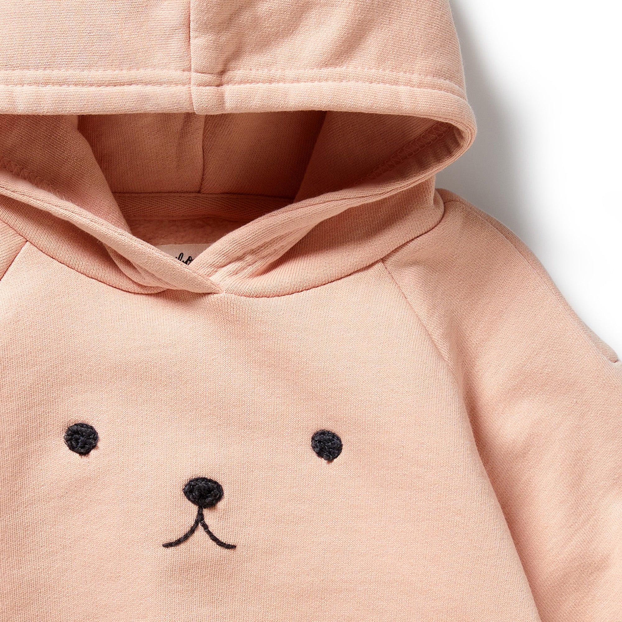 Wilson & Frenchy - Blush Pink Organic Terry Hooded Sweat