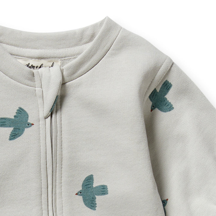 Wilson & Frenchy - Little Sparrow Organic Terry Growsuit
