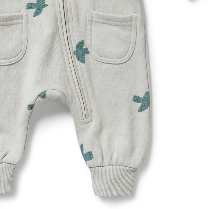 Wilson & Frenchy - Little Sparrow Organic Terry Growsuit