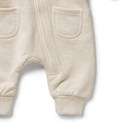 Organic Terry Growsuit - Oatmeal