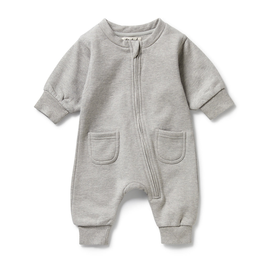 Wilson & Frenchy - Charcoal Organic Terry Growsuit