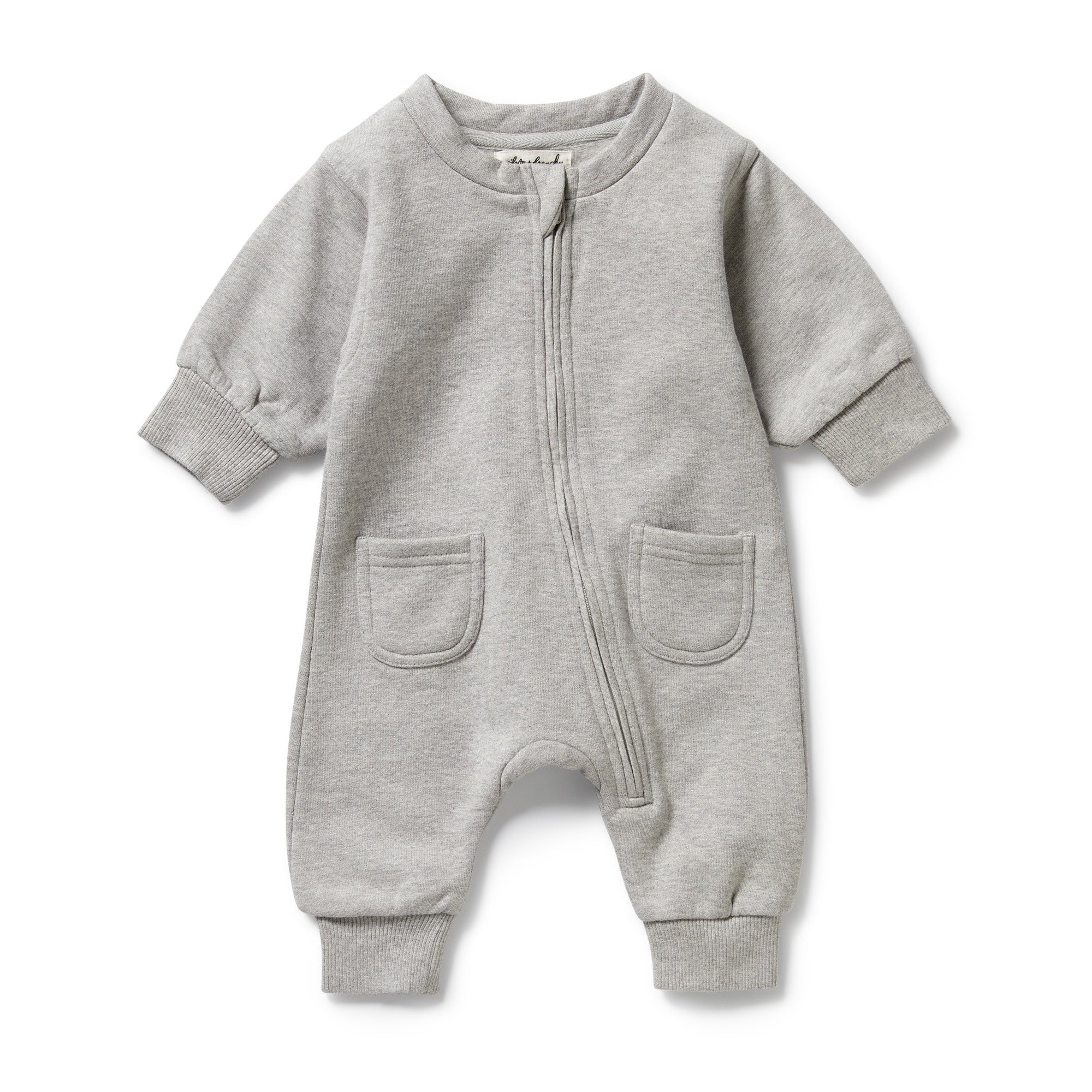 Wilson & Frenchy - Charcoal Organic Terry Growsuit