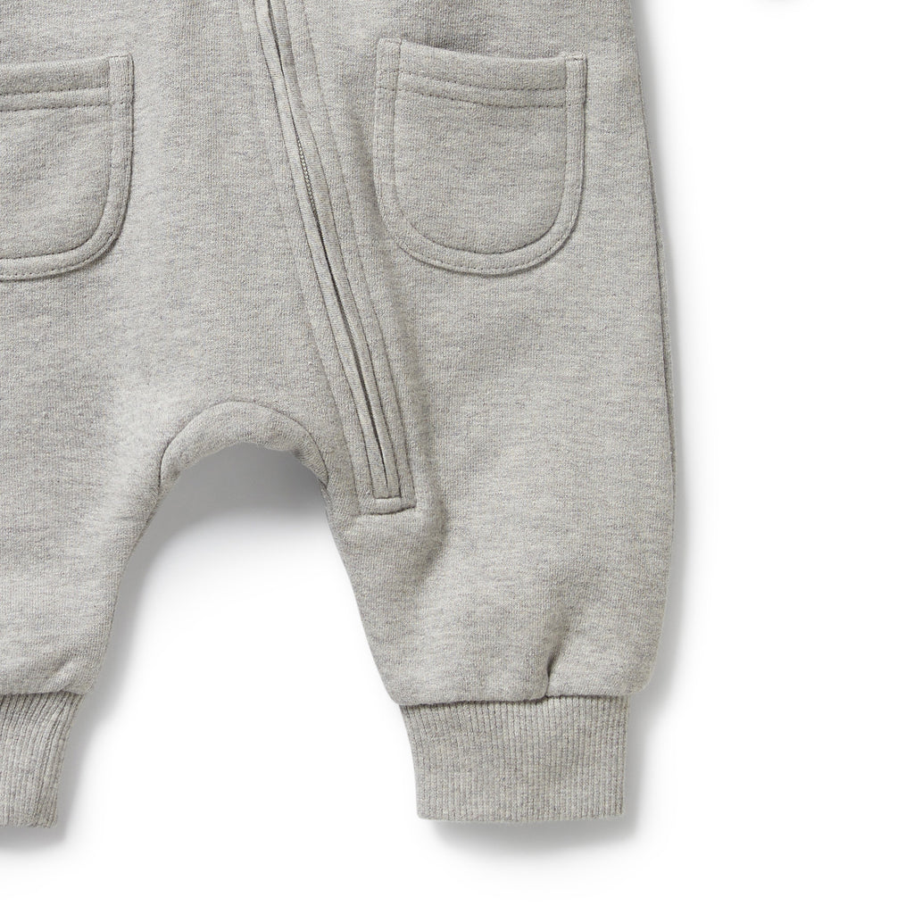 Wilson & Frenchy - Charcoal Organic Terry Growsuit