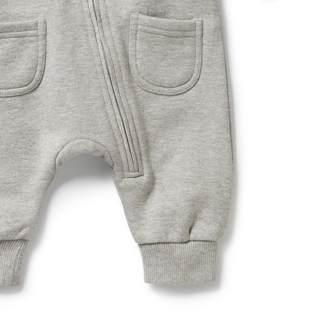 Wilson & Frenchy - Charcoal Organic Terry Growsuit