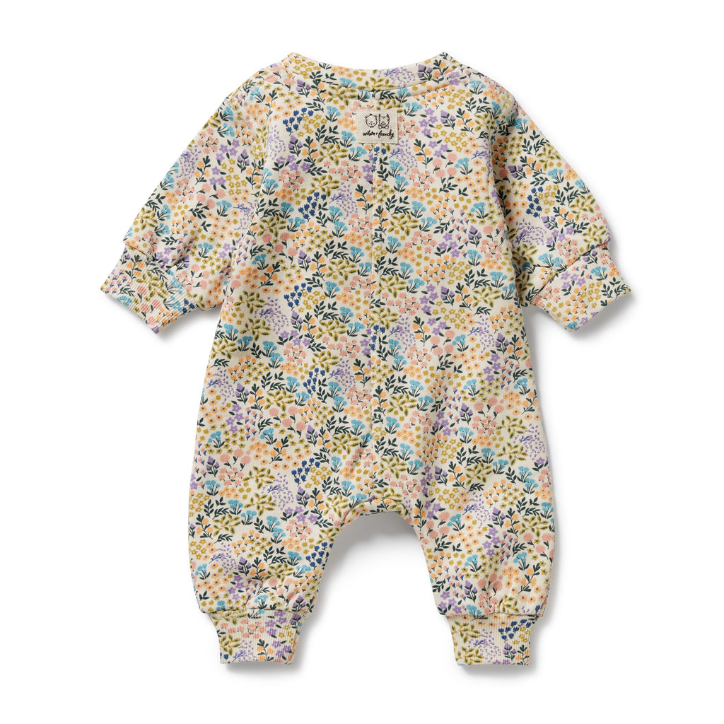 Wilson & Frenchy - Tiny Bloom Organic Terry Growsuit