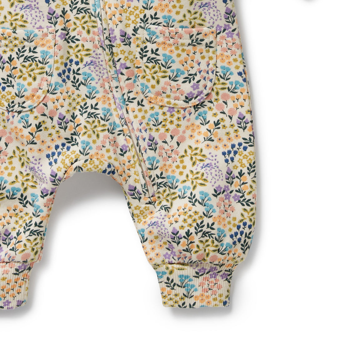 Wilson & Frenchy - Tiny Bloom Organic Terry Growsuit
