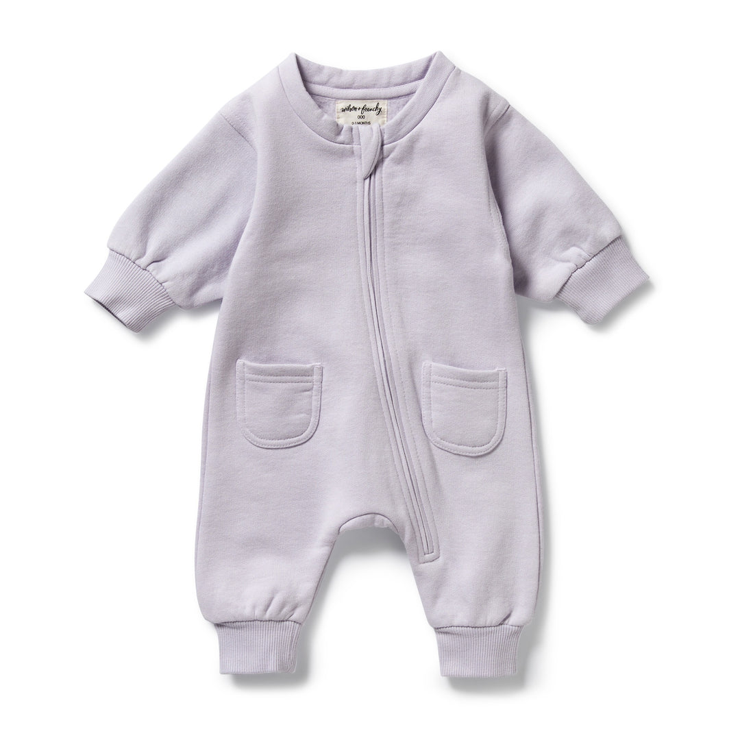 Wilson & Frenchy - Lavender Organic Terry Growsuit