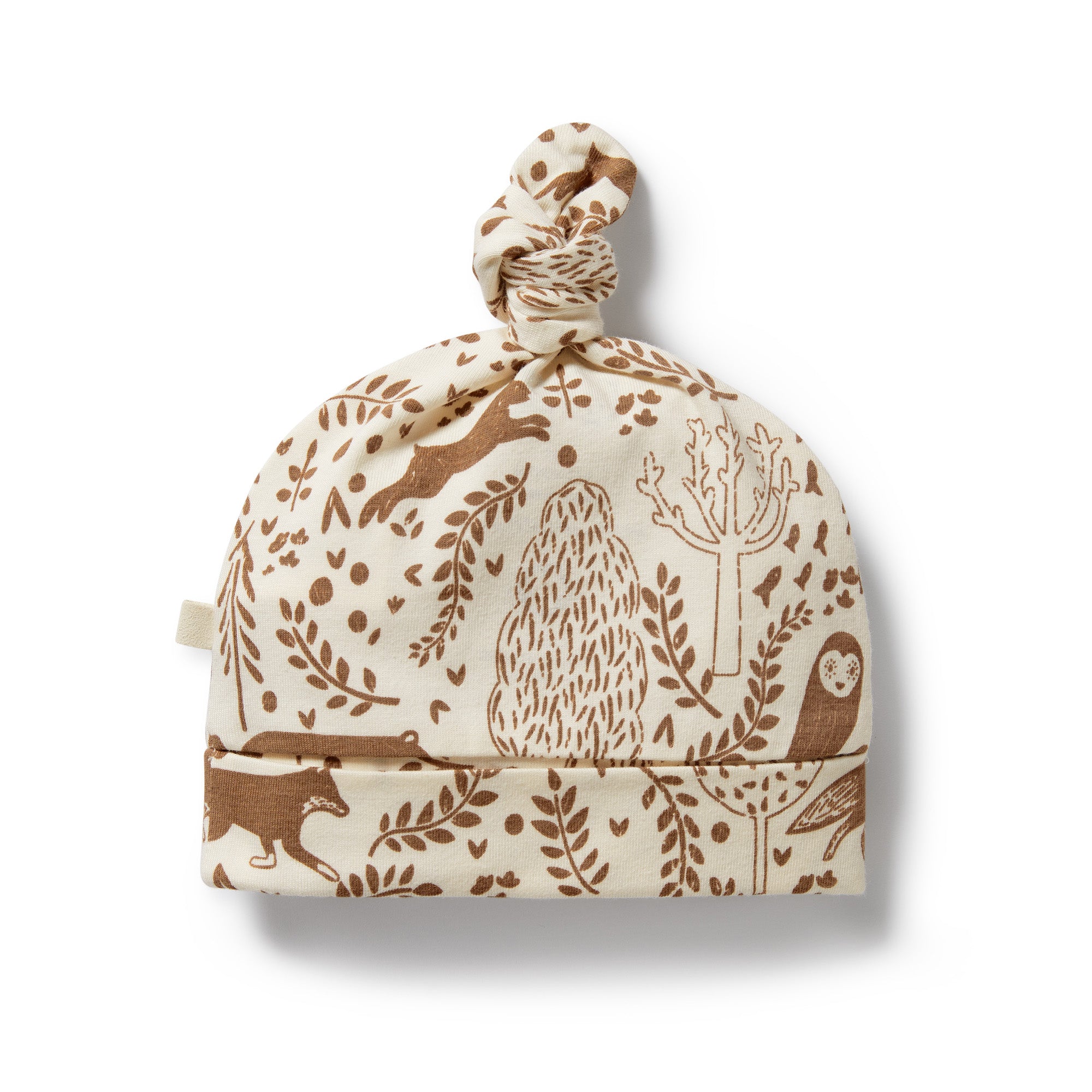 Winter Forest Organic Knot Hat