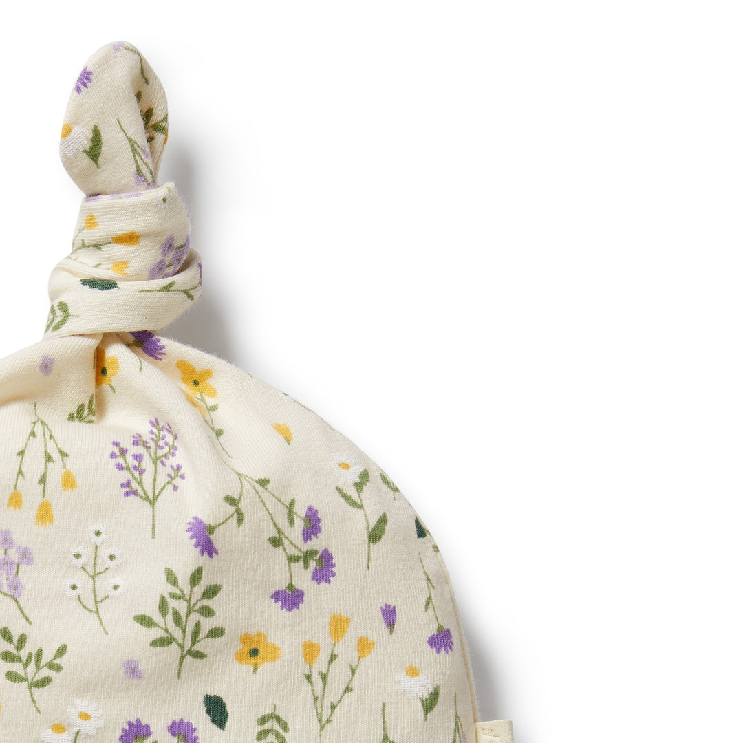 Wilson & Frenchy - Bella Floral Organic Knot Hat