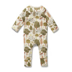 Wilson & Frenchy - Little Trees Organic Zipsuit with Feet