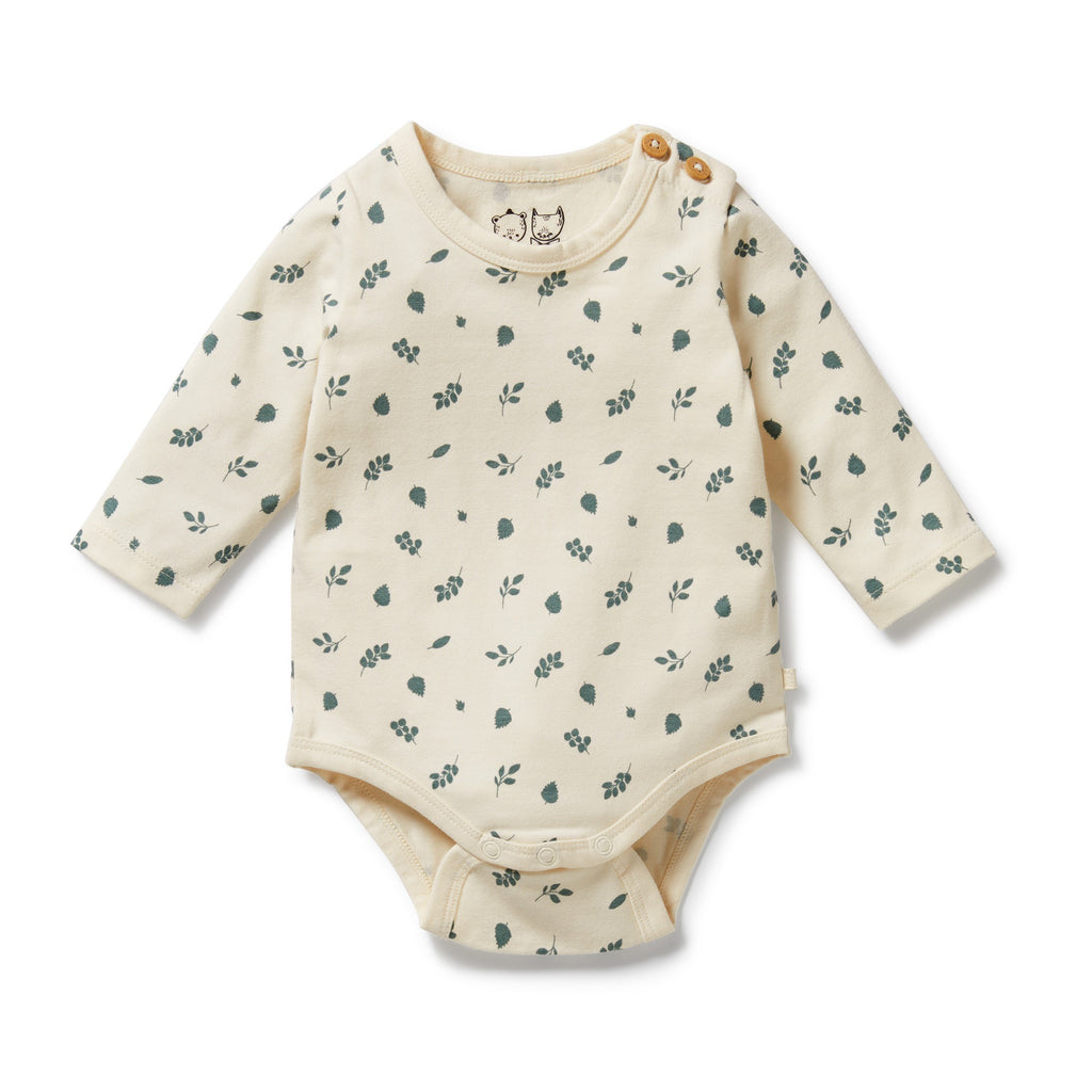 Wilson & Frenchy - Twilight Leaf Organic Bodysuit