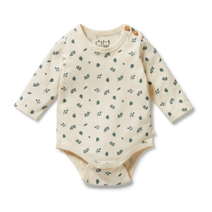 Wilson & Frenchy - Twilight Leaf Organic Bodysuit
