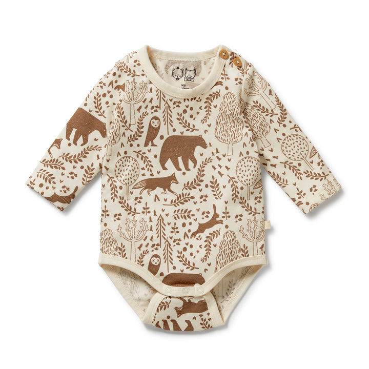 Wilson & Frenchy - Winter Forest Organic Bodysuit