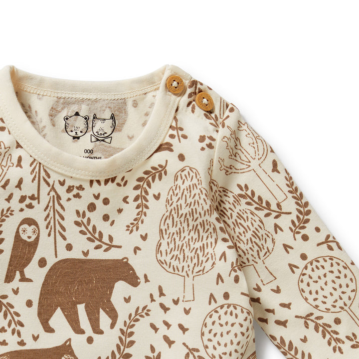 Wilson & Frenchy - Winter Forest Organic Bodysuit