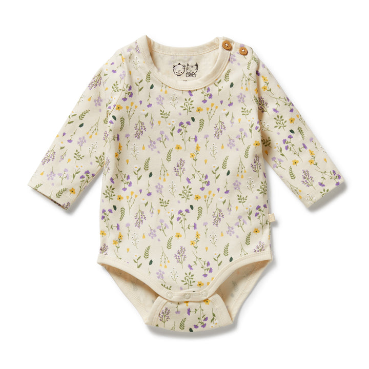 Wilson & Frenchy - Bella Floral Organic Bodysuit