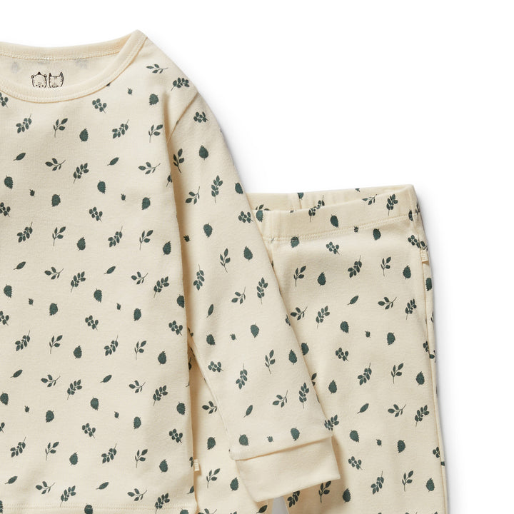 Wilson & Frenchy - Twilight Leaf Organic Long Sleeved Pyjamas