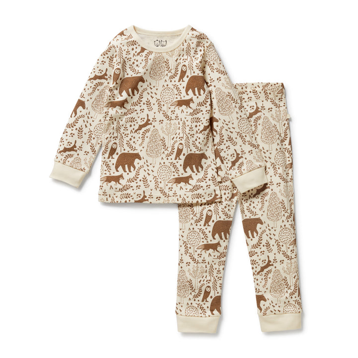 Wilson & Frenchy - Winter Forest Organic Long Sleeved Pyjamas