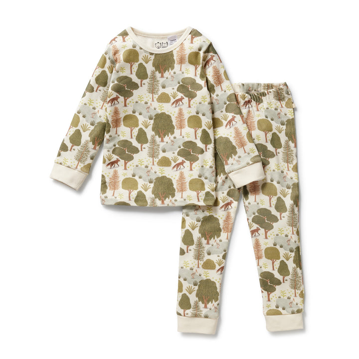 Wilson & Frenchy - Little Trees Organic Long Sleeved Pyjamas