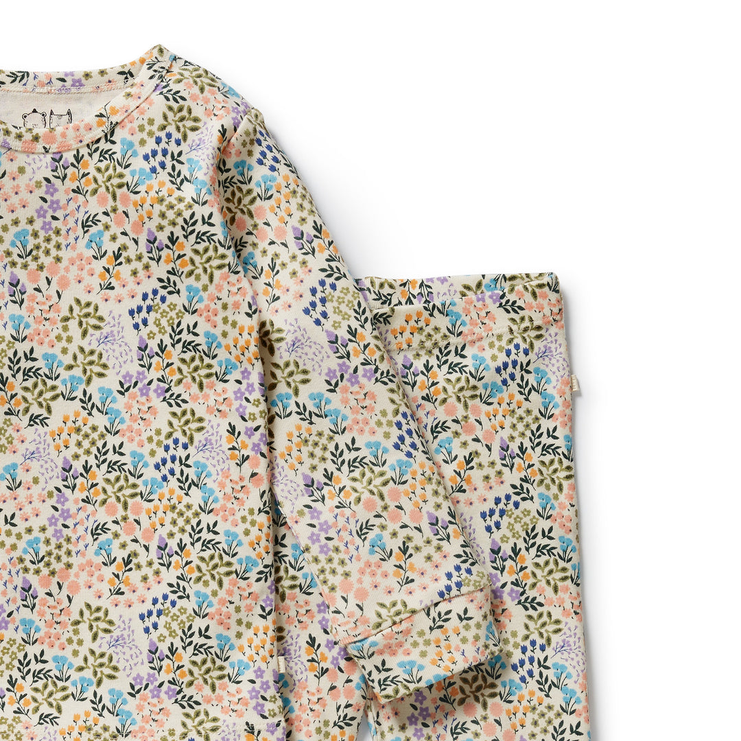 Wilson & Frenchy - Tiny Bloom Organic Long Sleeved Pyjamas