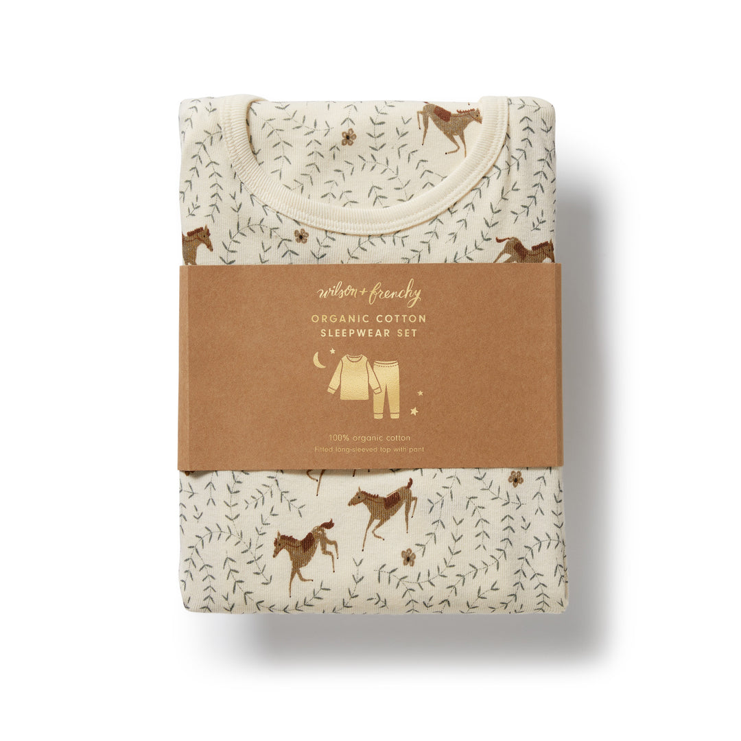 Wilson & Frenchy - Trixie Horse Organic Long Sleeved Pyjamas