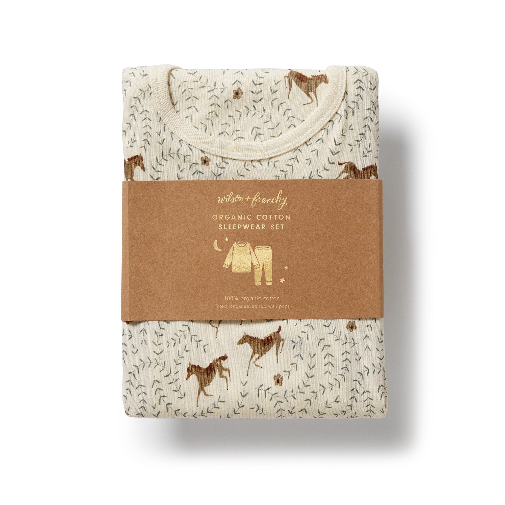 Wilson & Frenchy - Trixie Horse Organic Long Sleeved Pyjamas