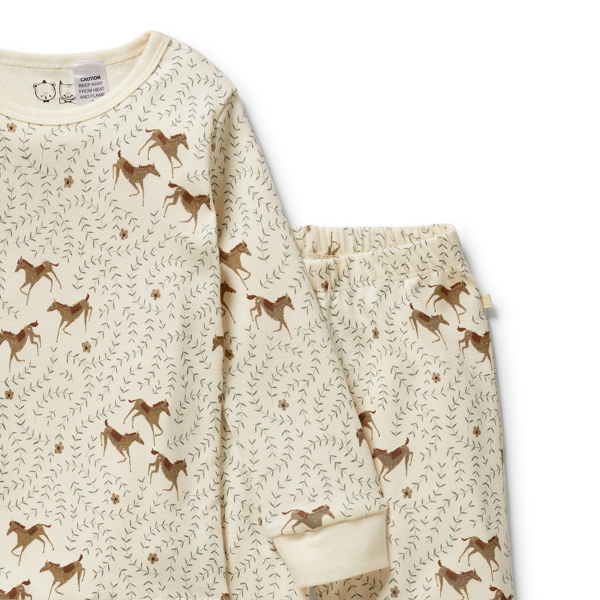 Wilson & Frenchy - Trixie Horse Organic Long Sleeved Pyjamas
