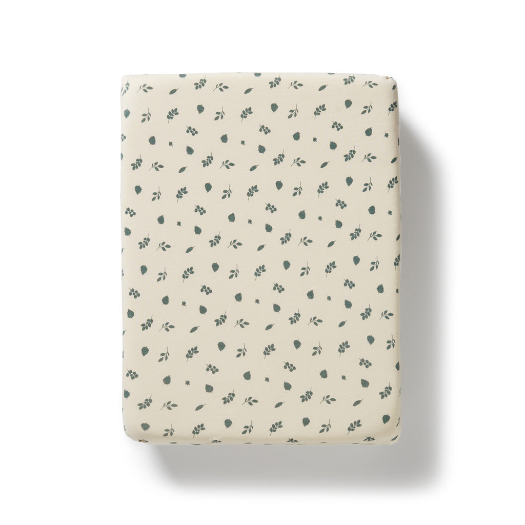 Wilson & Frenchy - Twilight Leaf Organic Bassinet Sheet