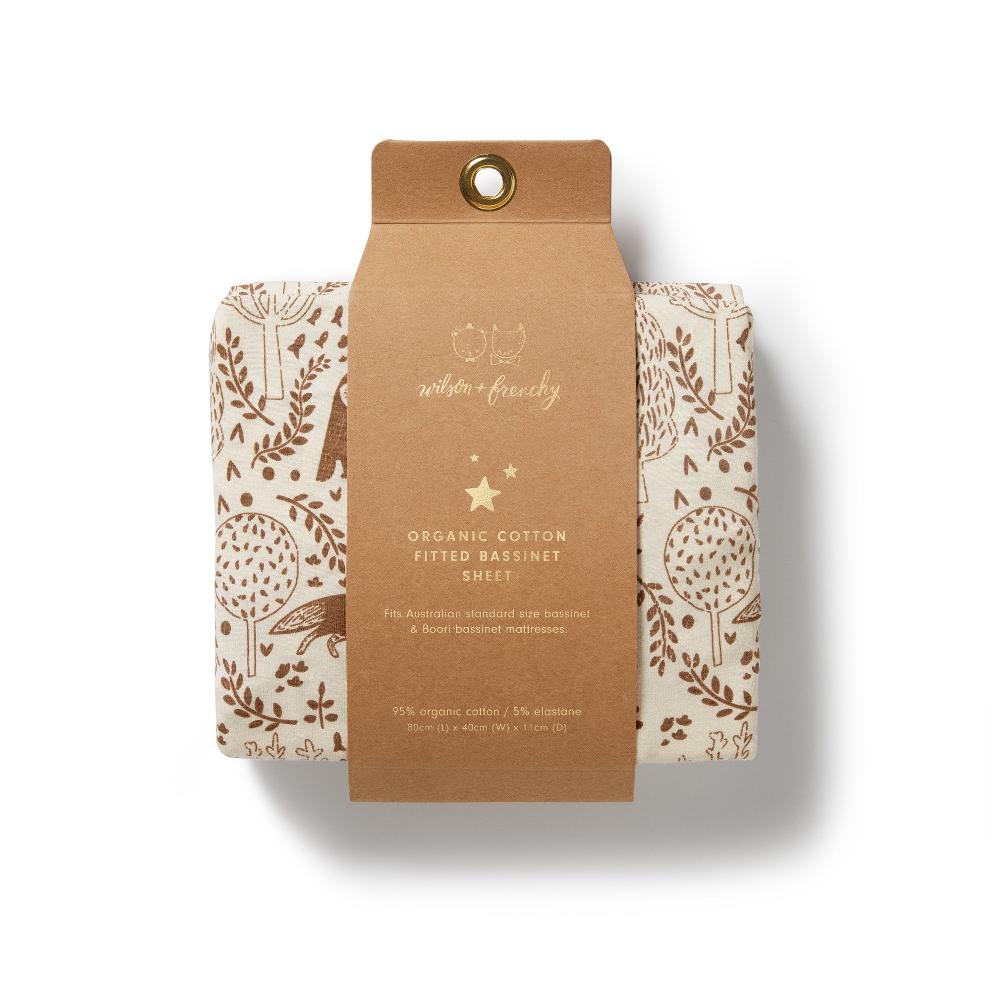 Wilson & Frenchy - Winter Forest Organic Cot Sheet