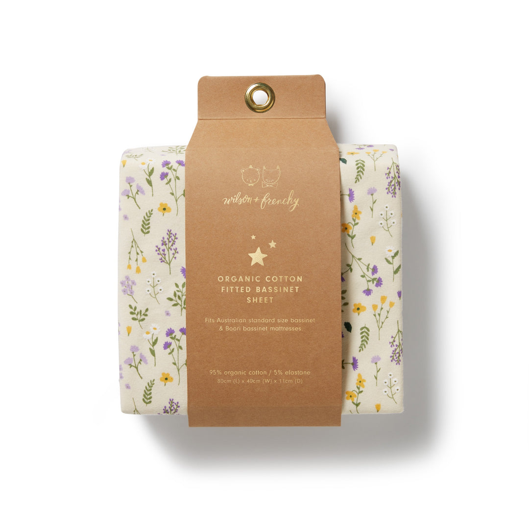 Wilson & Frenchy - Bella Floral Organic Cot Sheet