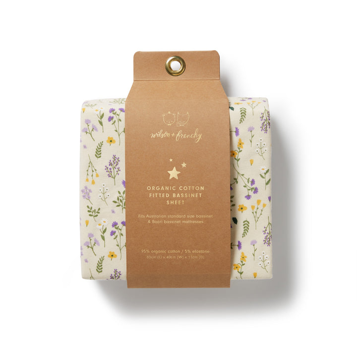 Wilson & Frenchy - Bella Floral Organic Cot Sheet