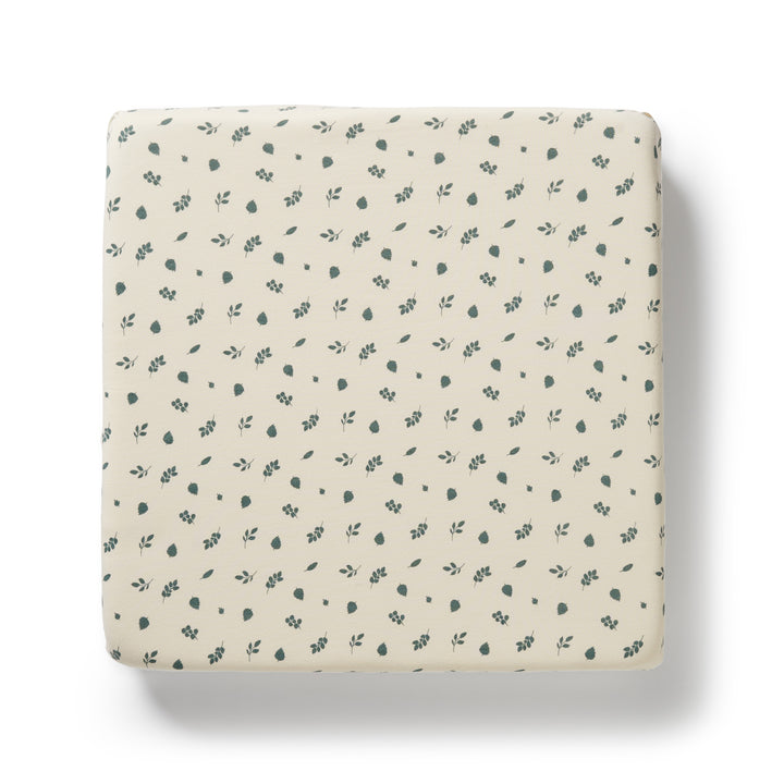 Wilson & Frenchy - Twilight Leaf Organic Cot Sheet