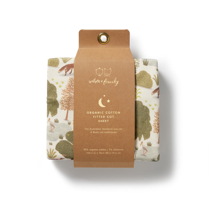 Wilson & Frenchy - Little Trees Organic Cot Sheet
