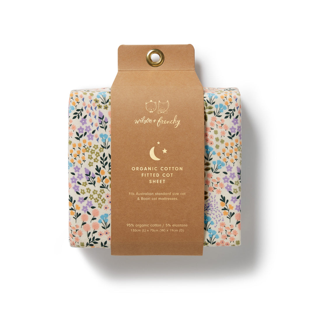 Wilson & Frenchy - Tiny Bloom Organic Cot Sheet