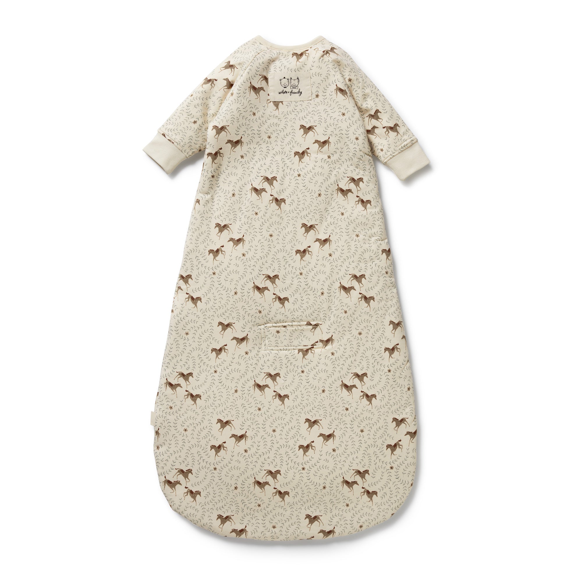 Wilson & Frenchy - Trixie Horse Organic Long Sleeved Sleeping Bag 1.0 TOG