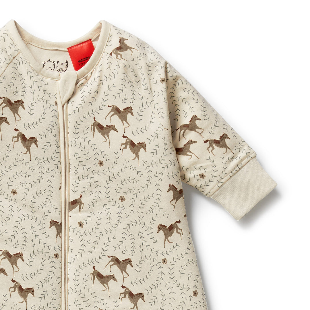 Wilson & Frenchy - Trixie Horse Organic Long Sleeved Sleeping Bag 1.0 TOG