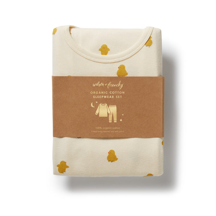 Wilson & Frenchy - Little Chick Organic Long Sleeved Pyjamas