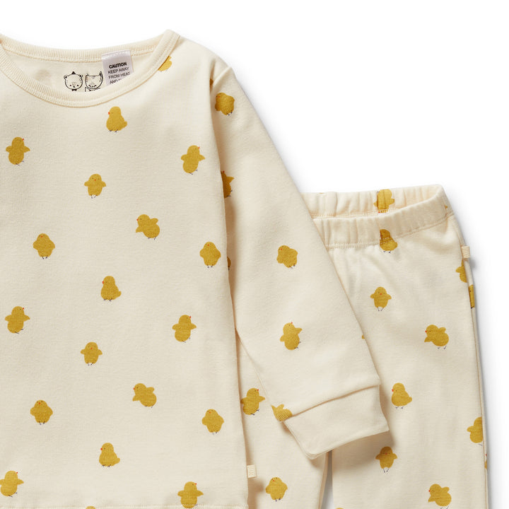Wilson & Frenchy - Little Chick Organic Long Sleeved Pyjamas