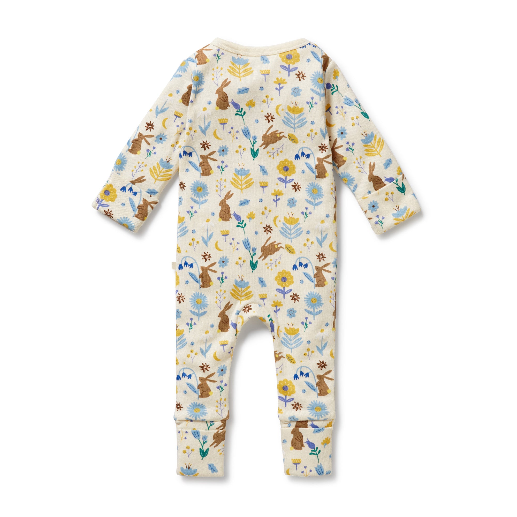Wilson & Frenchy - Daisy Mae Organic Zipsuit With Feet