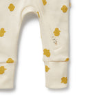 Wilson & Frenchy - Little Chick Organic Zipsuit With Feet