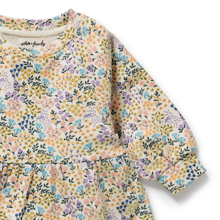 Wilson & Frenchy - Tiny Bloom Organic Terry Sweat Dress