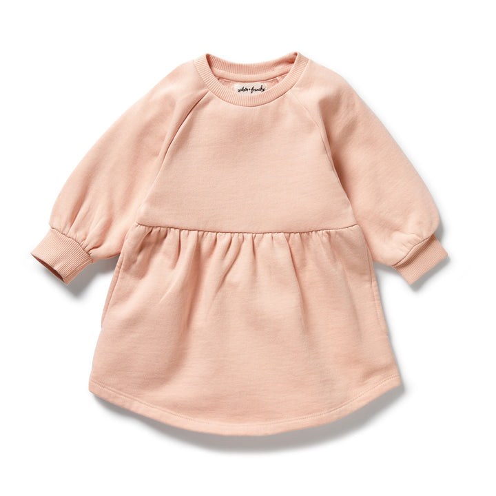 Wilson & Frenchy - Blush Pink Organic Terry Sweat Dress