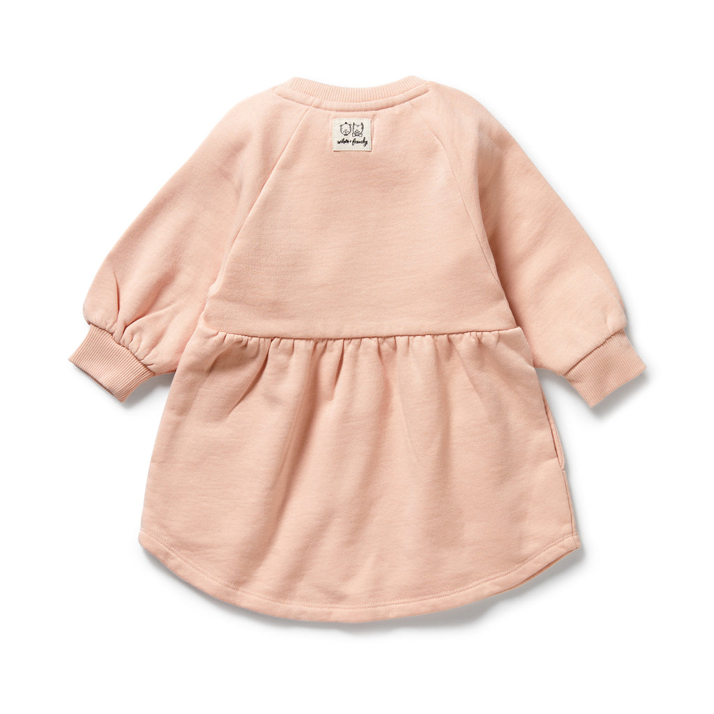 Wilson & Frenchy - Blush Pink Organic Terry Sweat Dress