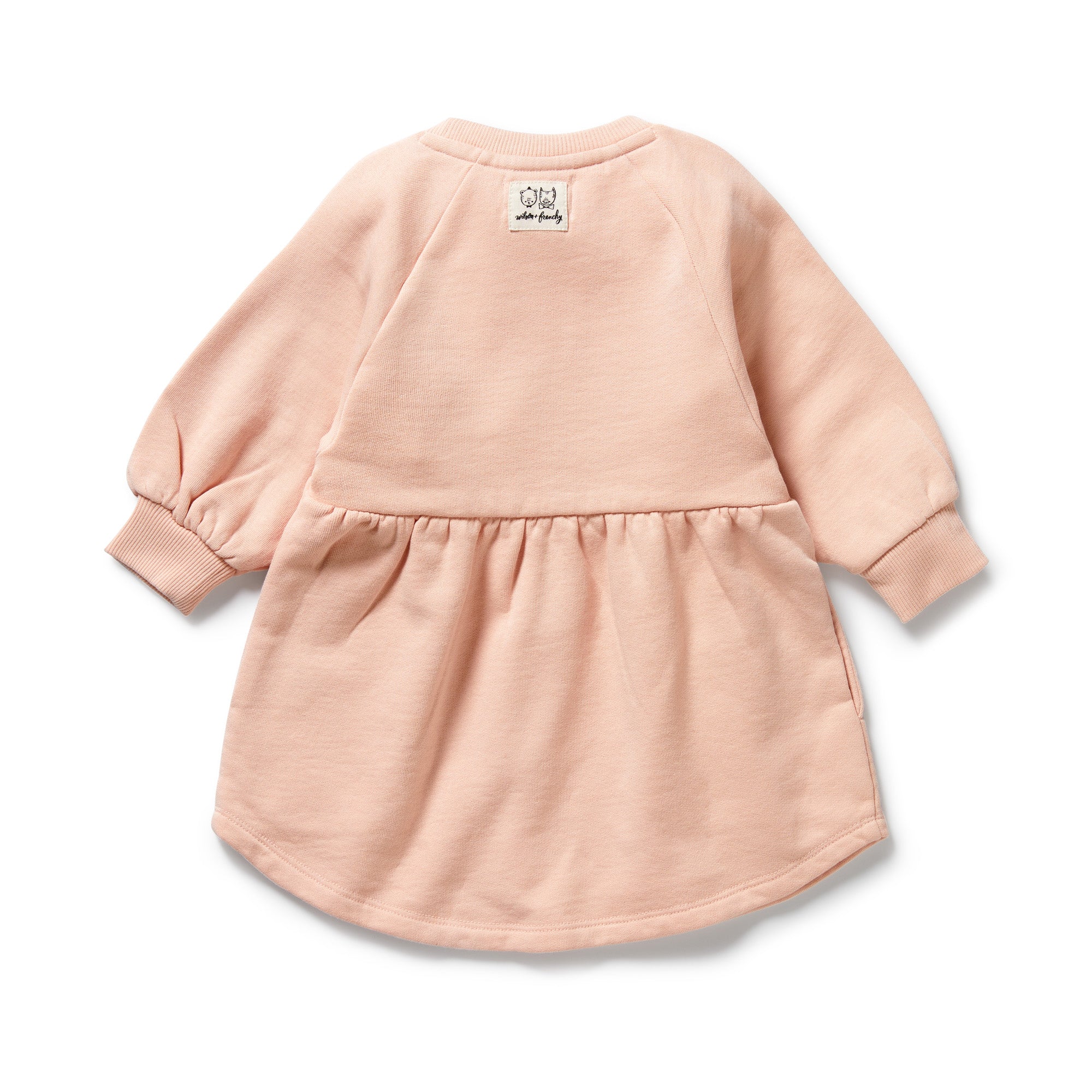 Wilson & Frenchy - Blush Pink Organic Terry Sweat Dress