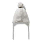 Wilson & Frenchy - Grey Melange Organic Knitted Bonnet