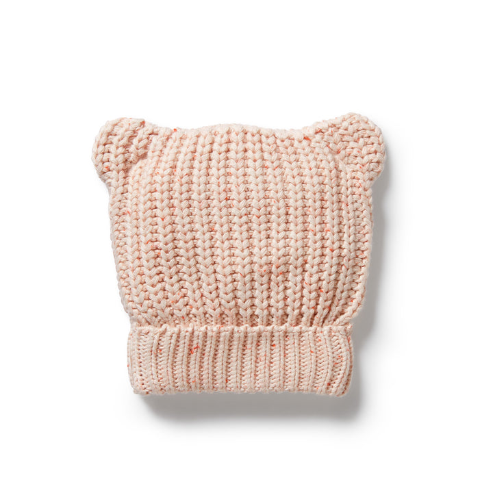 Wilson & Frenchy - Fairy Floss Organic Knitted Bear Hat