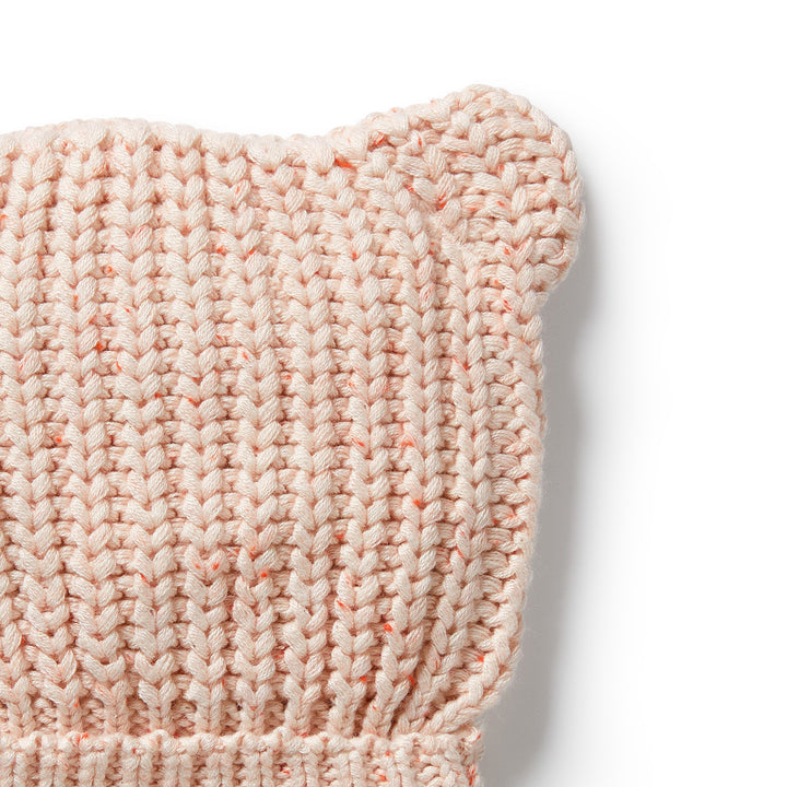 Wilson & Frenchy - Fairy Floss Organic Knitted Bear Hat