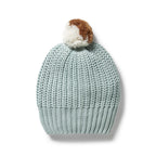 Wilson & Frenchy - Duck Egg Organic Knitted Hat