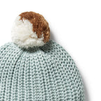 Wilson & Frenchy - Duck Egg Organic Knitted Hat